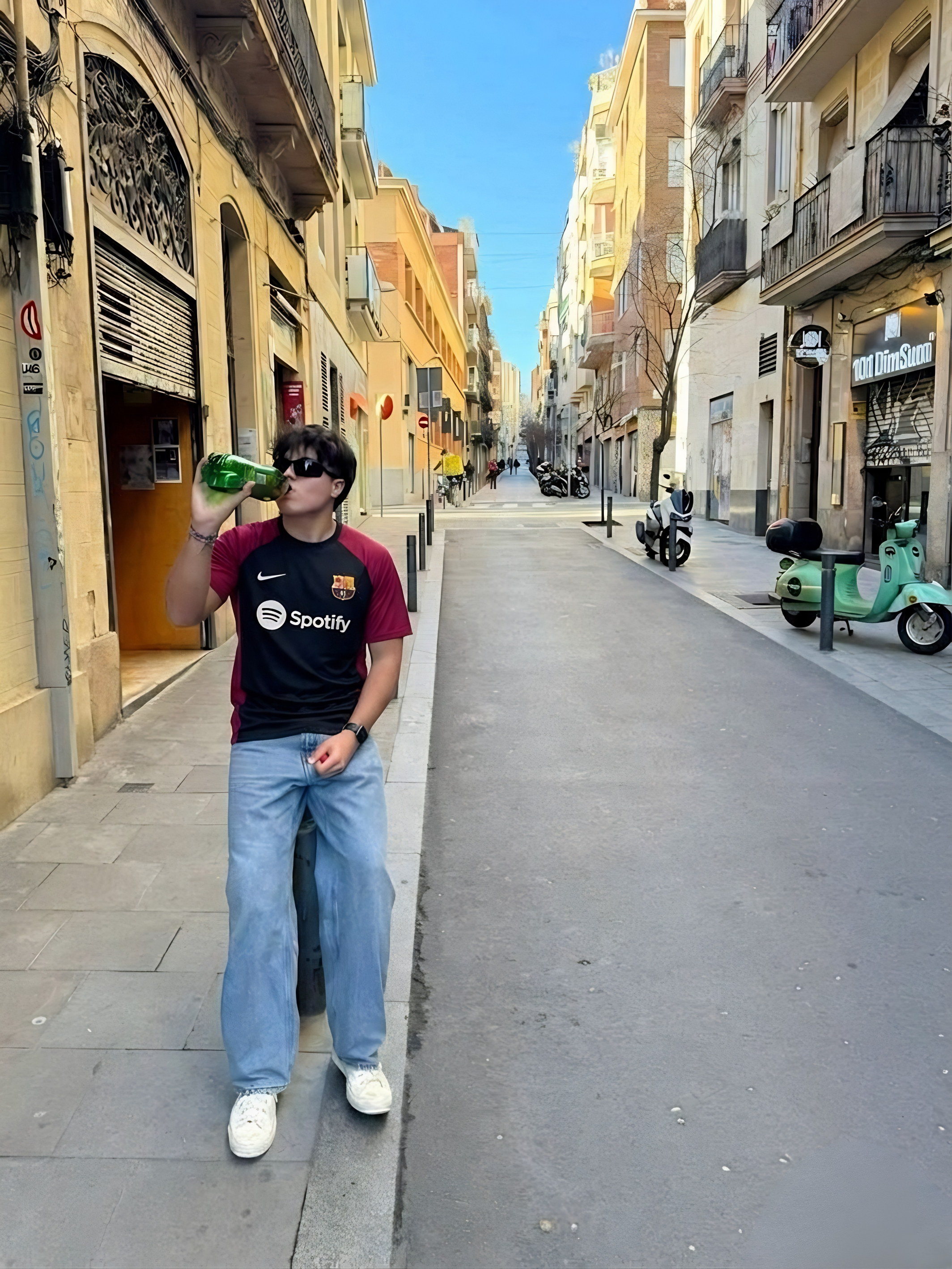 T - Shirt Barcelona Black
